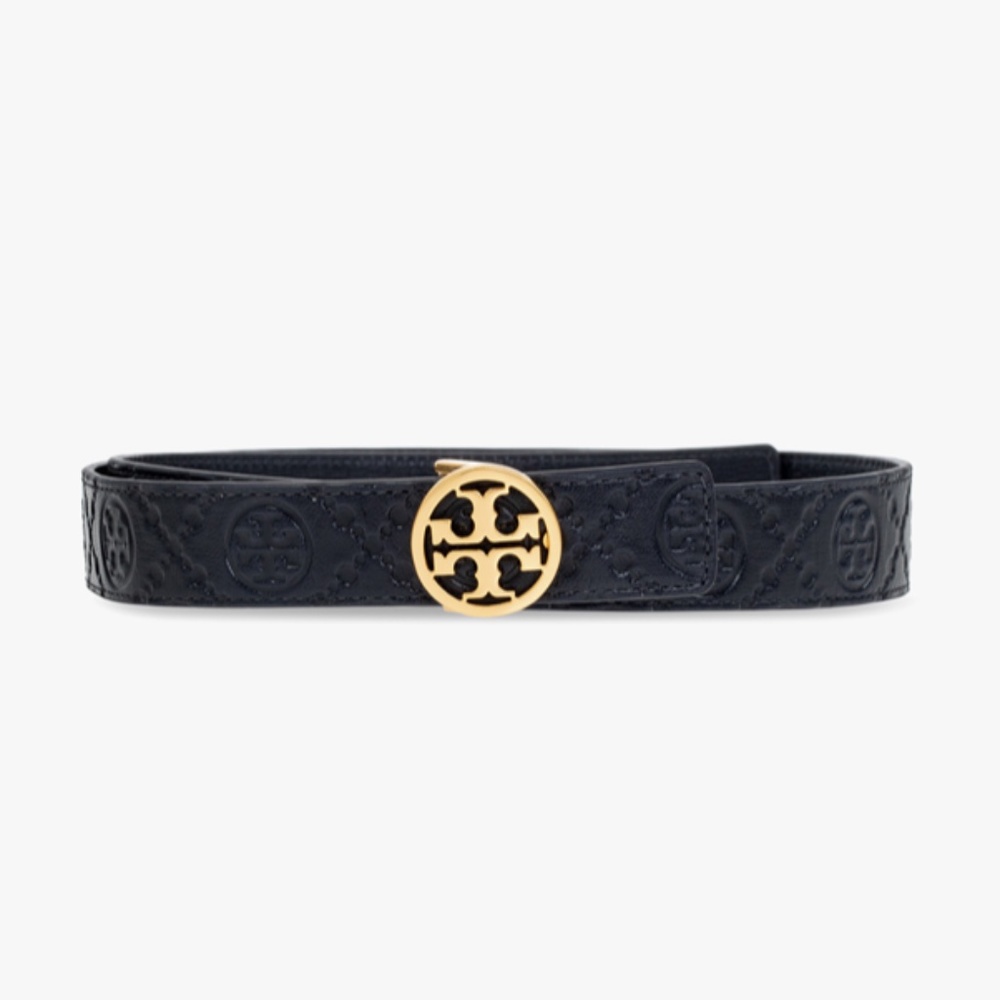 TORY BURCH  Midnight BELT WITH LOGO